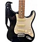 Used Squier Standard Stratocaster Black Solid Body Electric Guitar