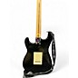 Used Squier Standard Stratocaster Black Solid Body Electric Guitar