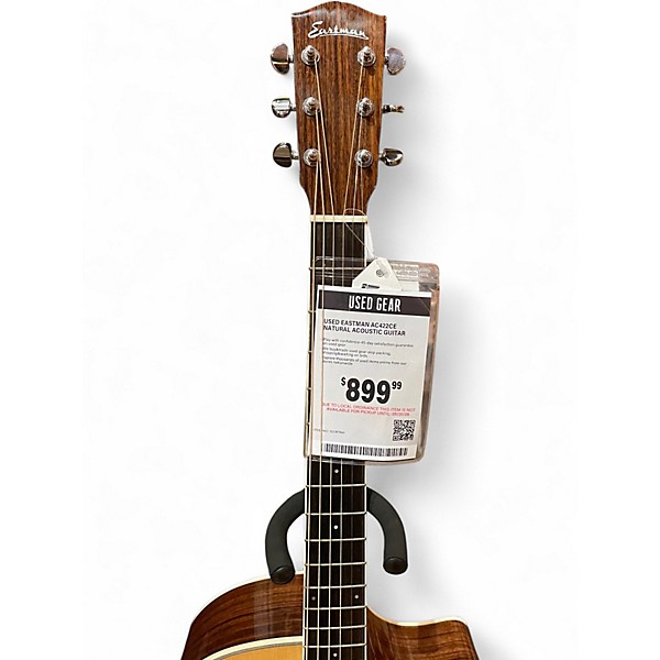 Used Eastman Ac422ce Natural Acoustic Guitar