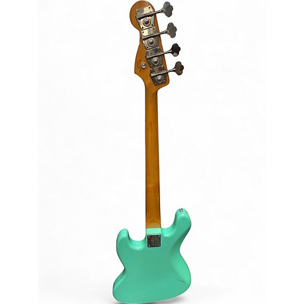 Used Fender Standard Jazz Bass Mint Green Electric Bass Guitar