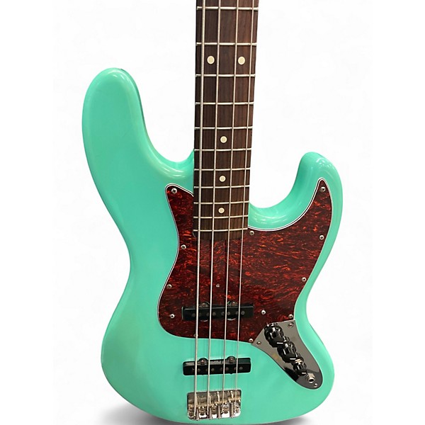 Used Fender Standard Jazz Bass Mint Green Electric Bass Guitar