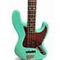 Used Fender Standard Jazz Bass Mint Green Electric Bass Guitar