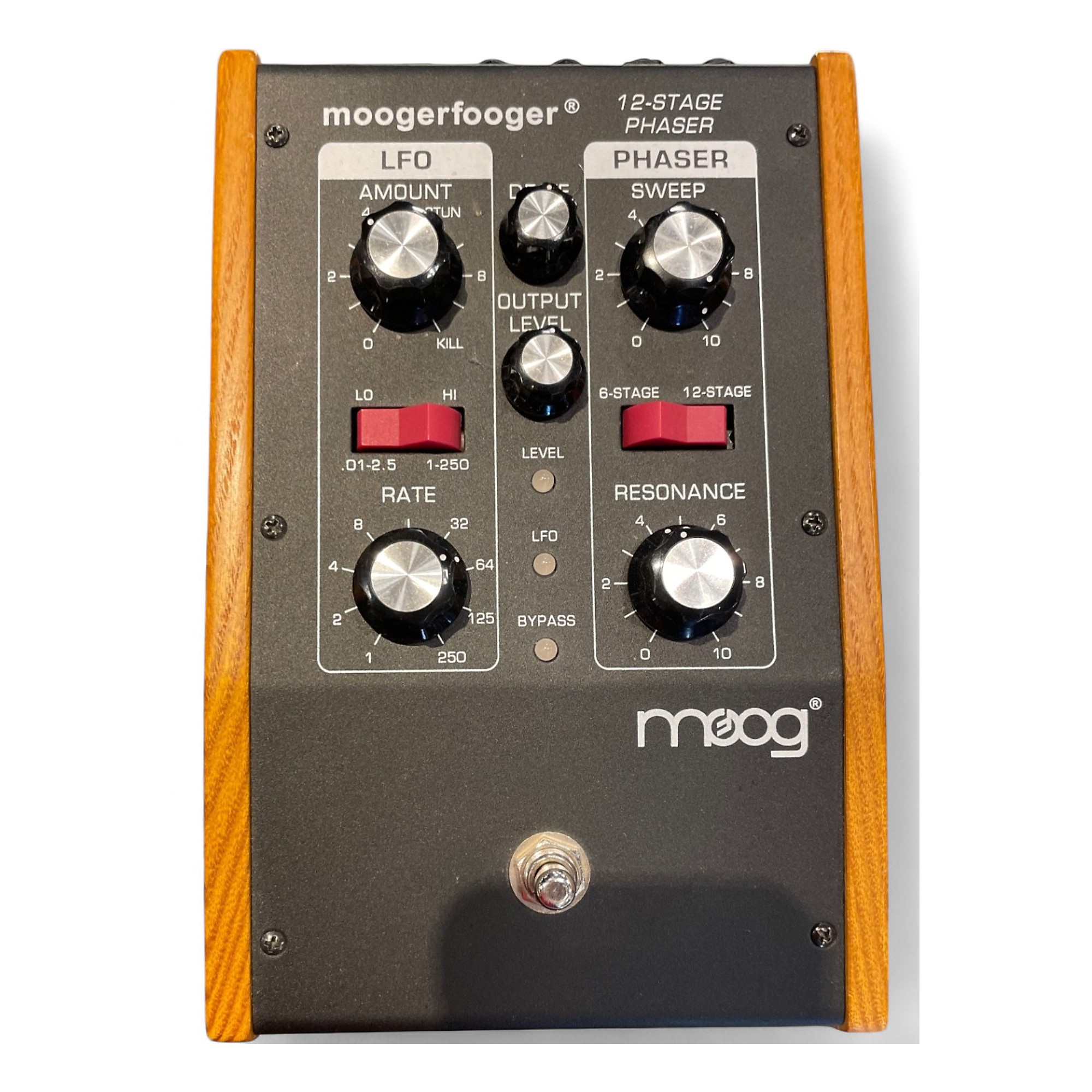 Used Moog MOOGERFOOGER 12 STAGE PHASER Effect Pedal | Guitar Center