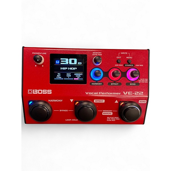 Used BOSS VE22  Vocal Processor