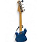 Used Cresent Guitars Bass Guitar Blue Electric Bass Guitar