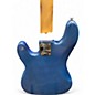 Used Cresent Guitars Bass Guitar Blue Electric Bass Guitar
