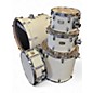 Used Yamaha 5 Piece Stage Custom WHITE Drum Kit