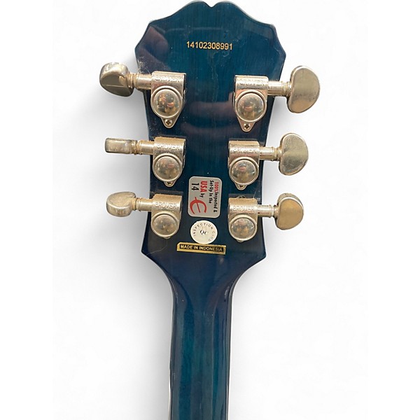 Used Epiphone Les Paul Standard Pro Blue Burst Solid Body Electric Guitar