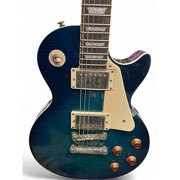 Used Epiphone Les Paul Standard Pro Blue Burst Solid Body Electric Guitar