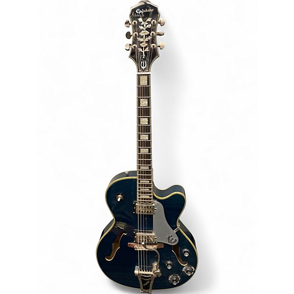 Used Epiphone Emperor Swingster Royale Blue Hollow Body Electric Guitar