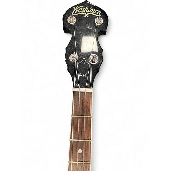 Used Washburn B-14 Black Banjo