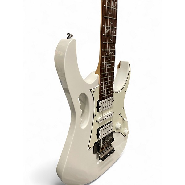 Used Ibanez JEMJR Alpine White Solid Body Electric Guitar