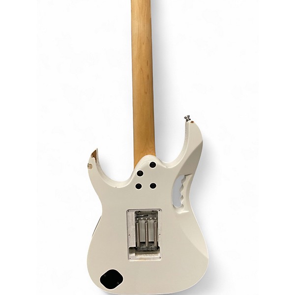 Used Ibanez JEMJR Alpine White Solid Body Electric Guitar