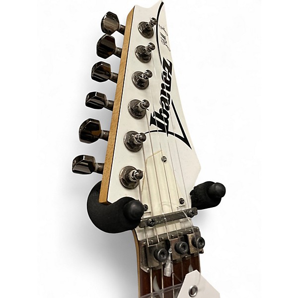 Used Ibanez JEMJR Alpine White Solid Body Electric Guitar