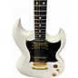 Used Schecter Guitar Research ZV-H6LLYW66D White Solid Body Electric Guitar
