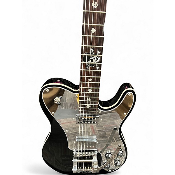 Used Schecter Guitar Research Pete Dee Signature PT Black Solid Body Electric Guitar