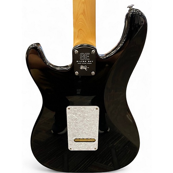Used PRS SE Silver Sky Black Solid Body Electric Guitar