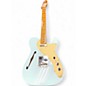 Used Squier Classic Vibe 60'S Telecaster Thinline Sonic Blue Hollow Body Electric Guitar thumbnail