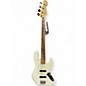 Used Fender Standard Fretless Jazz Bass Alpine White Electric Bass Guitar thumbnail