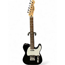 Used Squier Standard Telecaster Black Solid Body Electric Guitar