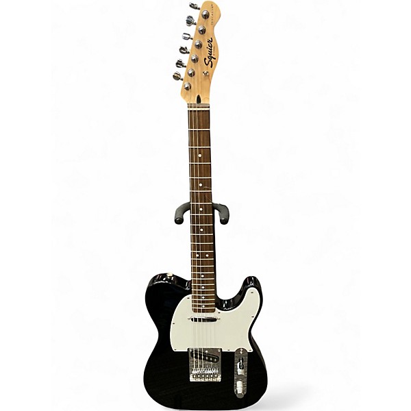 Used Squier Standard Telecaster Black Solid Body Electric Guitar