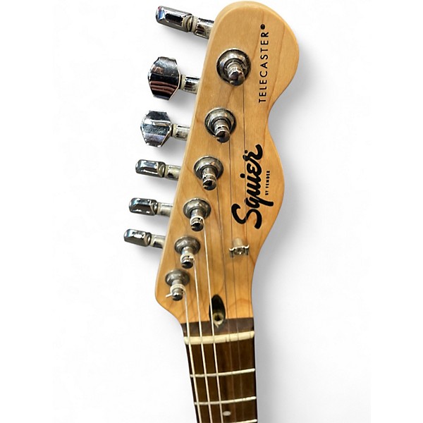 Used Squier Standard Telecaster Black Solid Body Electric Guitar