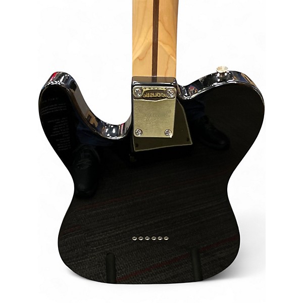 Used Squier Standard Telecaster Black Solid Body Electric Guitar