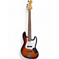 Used Fender American Standard Jazz Bass V 3 Tone Sunburst Electric Bass Guitar thumbnail