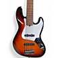 Used Fender American Standard Jazz Bass V 3 Tone Sunburst Electric Bass Guitar