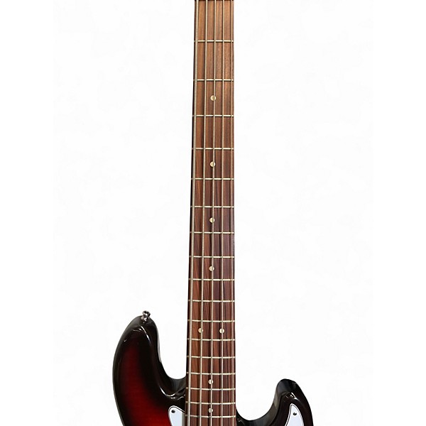 Used Fender American Standard Jazz Bass V 3 Tone Sunburst Electric Bass Guitar
