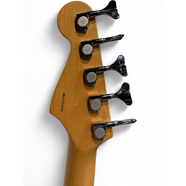 Used Fender American Standard Jazz Bass V 3 Tone Sunburst Electric Bass Guitar