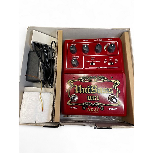 Used Akai Professional UNIBASS Effect Pedal