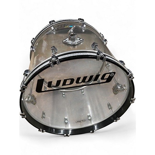 Used Ludwig 5 Piece Vistalite CLEAR ACRYLIC Drum Kit