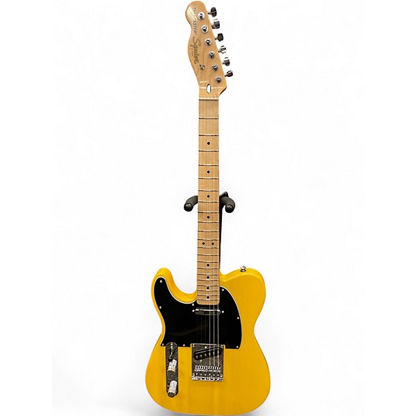 Used Squier Affinity Telecaster Left Handed Butterscotch Electric Guitar