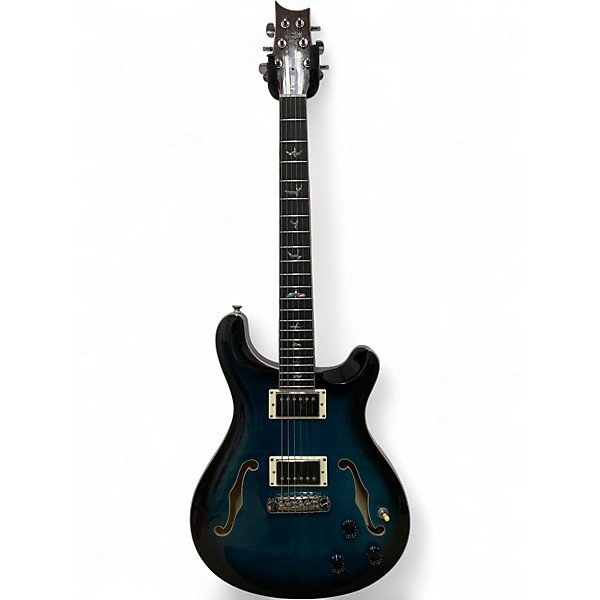 Used PRS se hollowbody ii piezo peacock blue Hollow Body Electric Guitar