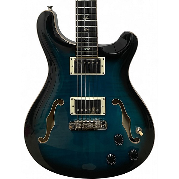 Used PRS se hollowbody ii piezo peacock blue Hollow Body Electric Guitar