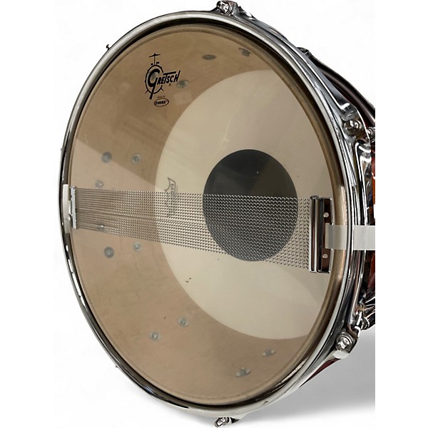 Used Gretsch Drums 14X6.5 Catalina Snare RED TO NATURAL FADE Drum