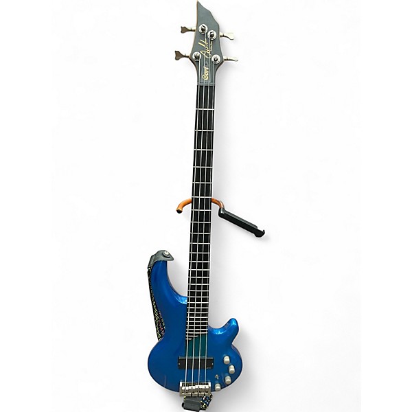 Used Cort CURBOW BASS Blue Electric Bass Guitar