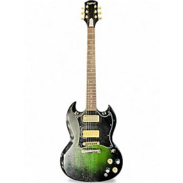 Used Epiphone SG Classic Worn P90 Iverness Green Solid Body Electric Guitar