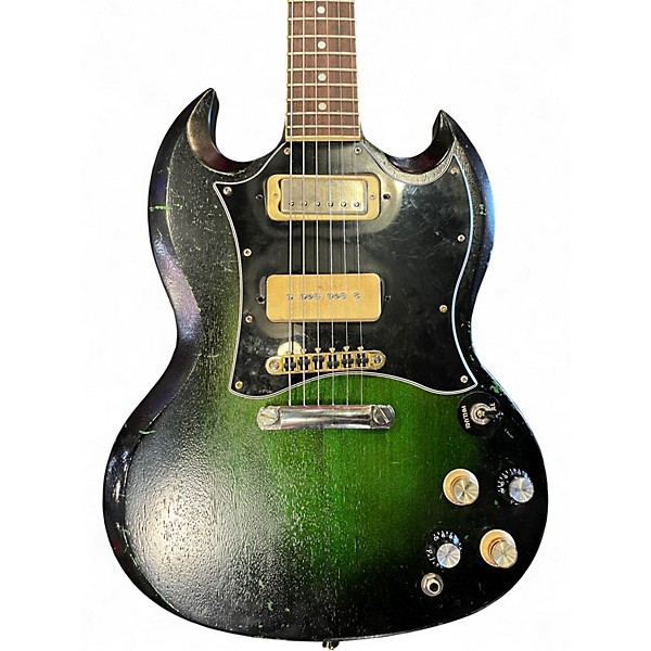 Used Epiphone SG Classic Worn P90 Iverness Green Solid Body Electric Guitar