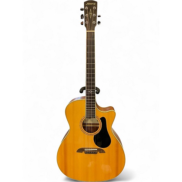 Used Alvarez AG60CE Grand Auditorium Natural Acoustic Electric Guitar
