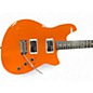 Used Reverend Descent Wilkinson Barritone Orange Solid Body Electric Guitar