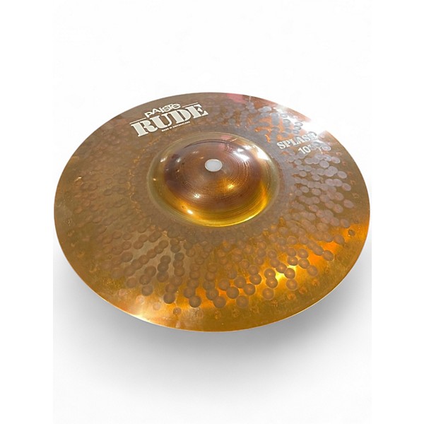 Used Paiste 10in RUDE SPLASH Cymbal