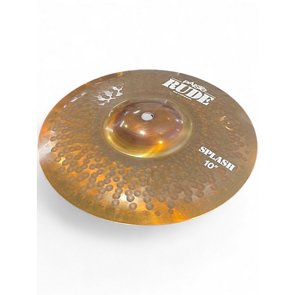 Used Paiste 10in RUDE SPLASH Cymbal