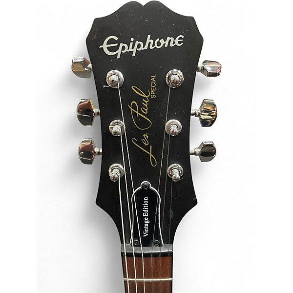 Used Epiphone Les Paul Special II Black Solid Body Electric Guitar