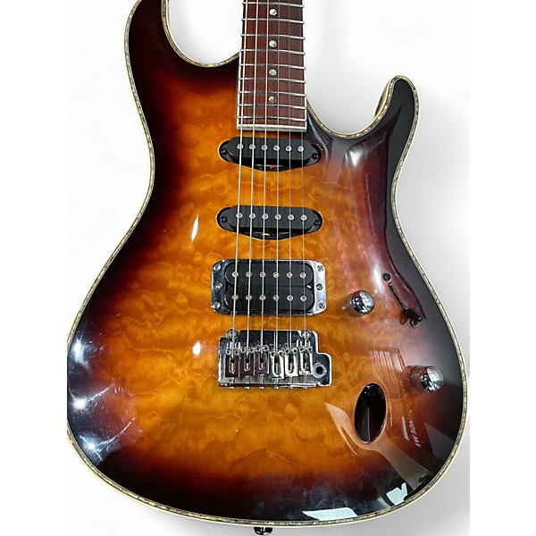 Used Ibanez SA460QM 2 Color Sunburst Solid Body Electric Guitar
