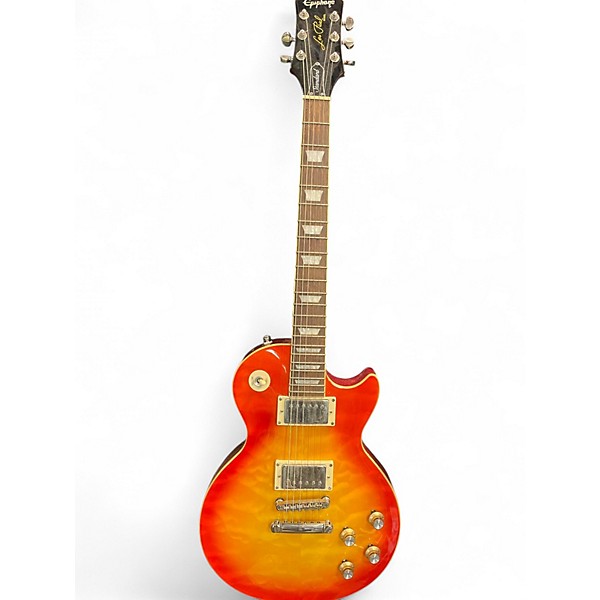 Used Epiphone Les Paul Standard 3 Tone Sunburst Solid Body Electric Guitar