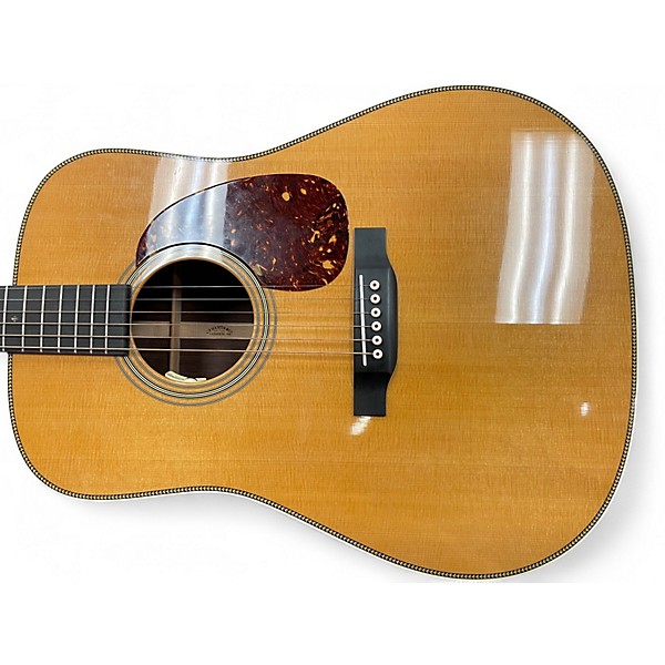 Used 2021 Martin HD28 Vintage Natural Acoustic Guitar