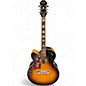 Used 2023 Epiphone J-200 EC 2 Tone Sunburst Acoustic Electric Guitar thumbnail