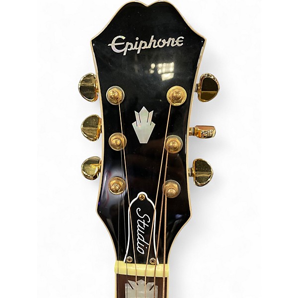 Used 2023 Epiphone J-200 EC 2 Tone Sunburst Acoustic Electric Guitar